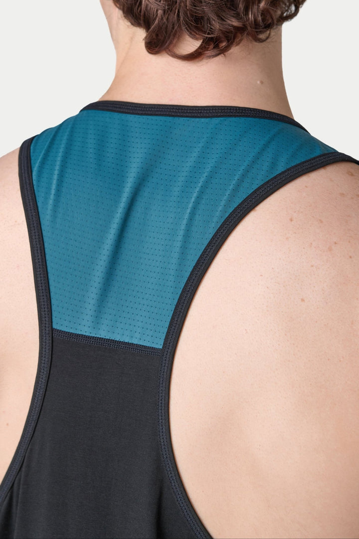 RAZOR Tank - Black &amp; Teal - AWRY
