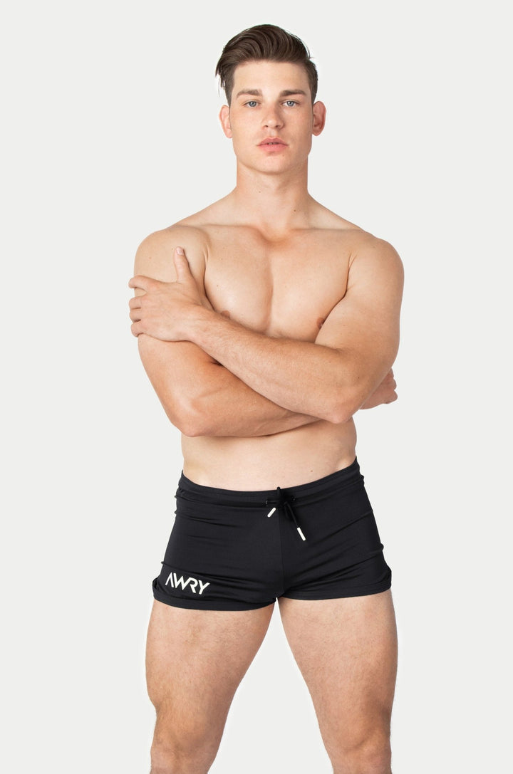 RETRO Jock Shorts - Black - AWRY