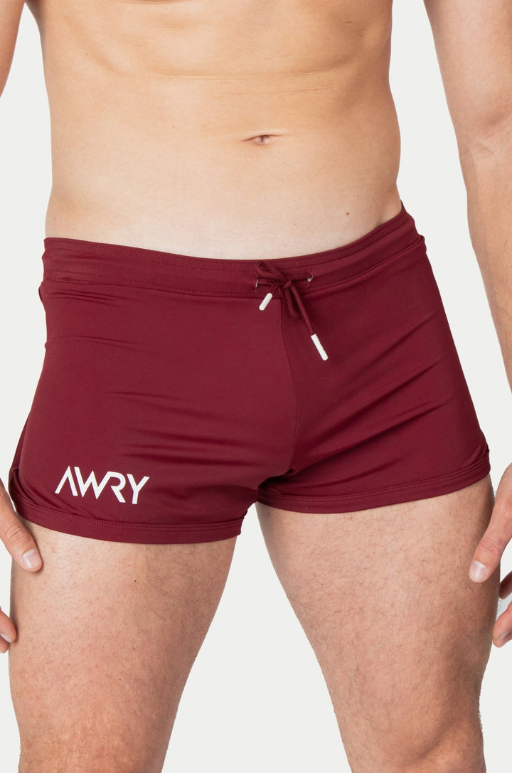 RETRO Jock Shorts - Maroon - AWRY