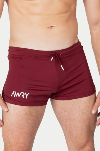 RETRO Jock Shorts - Maroon - AWRY