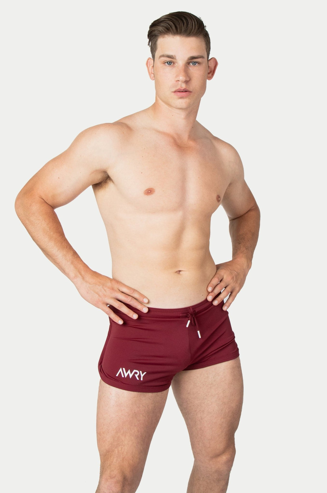 RETRO Jock Shorts - Maroon - AWRY