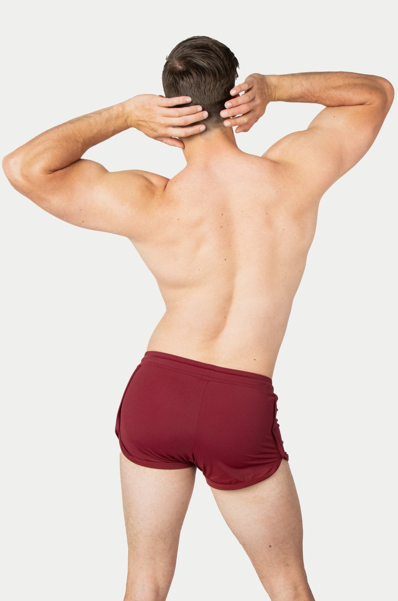 RETRO Jock Shorts - Maroon - AWRY