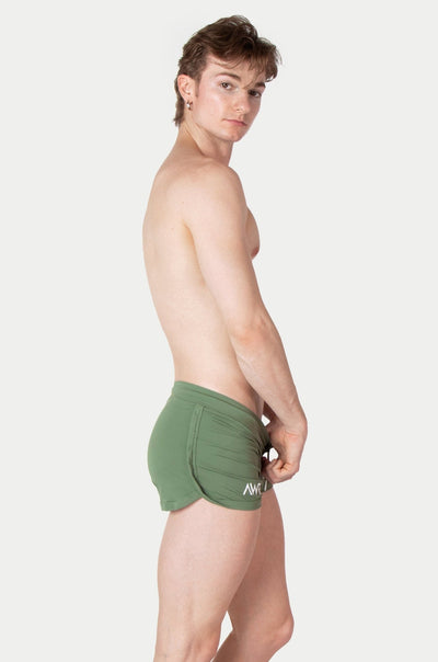 RETRO Jock Shorts - Sage - AWRY