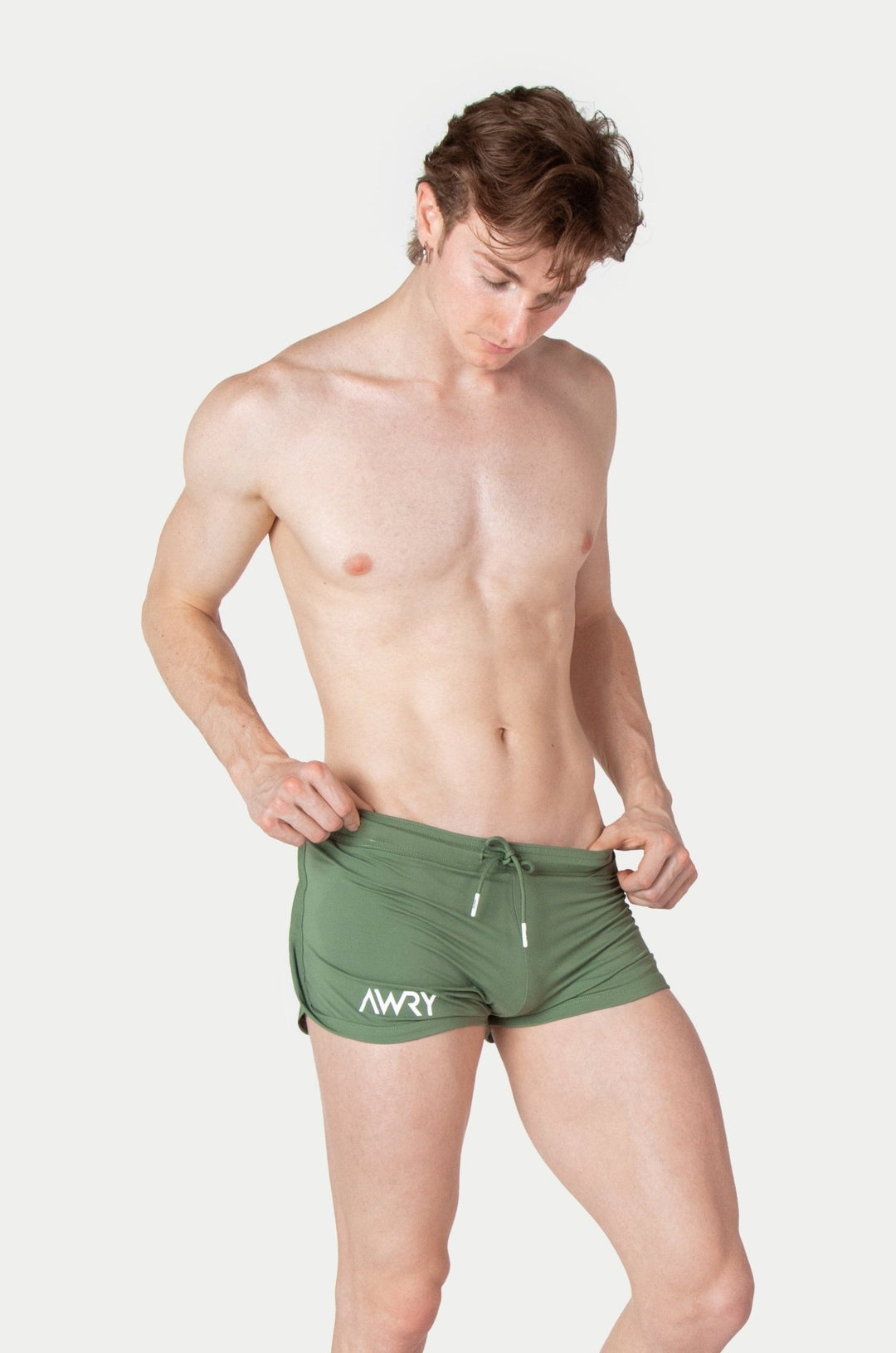 RETRO Jock Shorts - Sage - AWRY