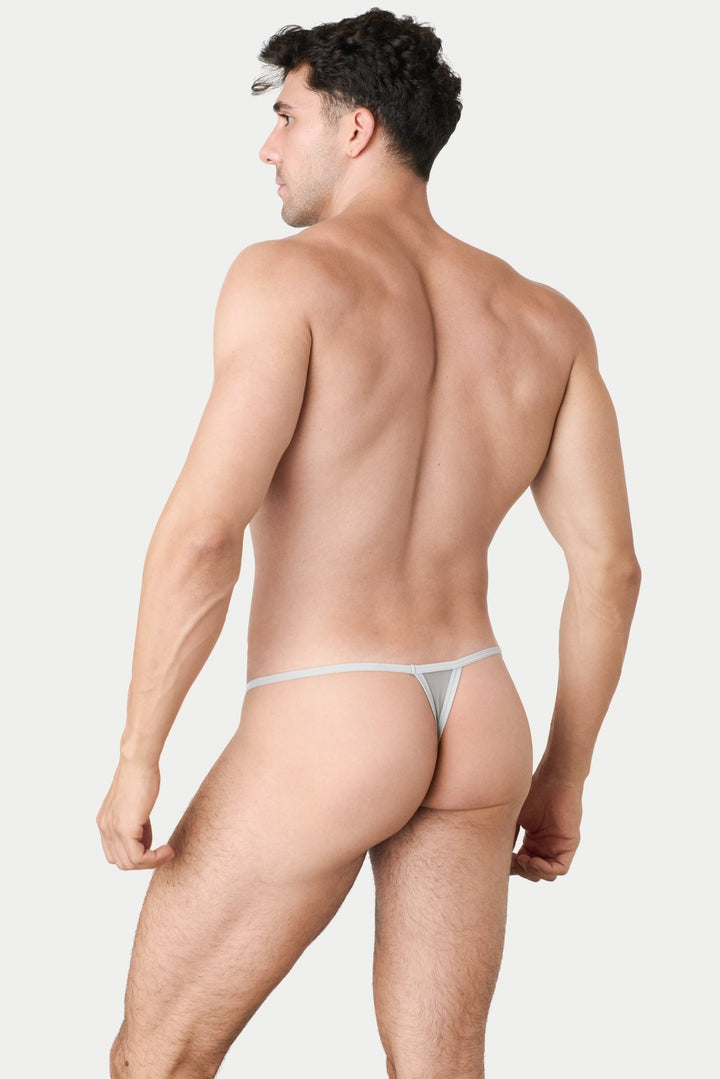 REVEAL String Thong - Silver - AWRY