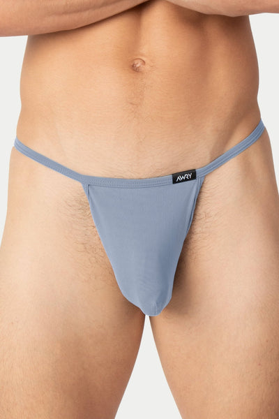 REVEAL String Thong - Steel Blue - AWRY