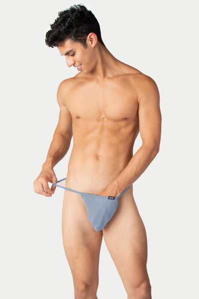 REVEAL String Thong - Steel Blue - AWRY