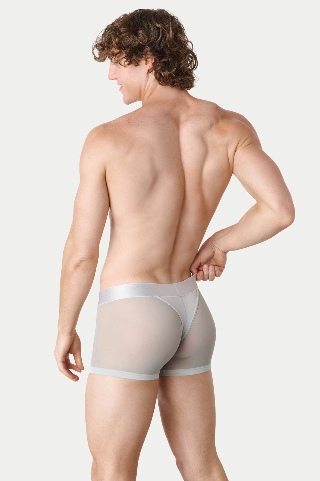 REVEAL Thong Trunks V2 - Silver - AWRY
