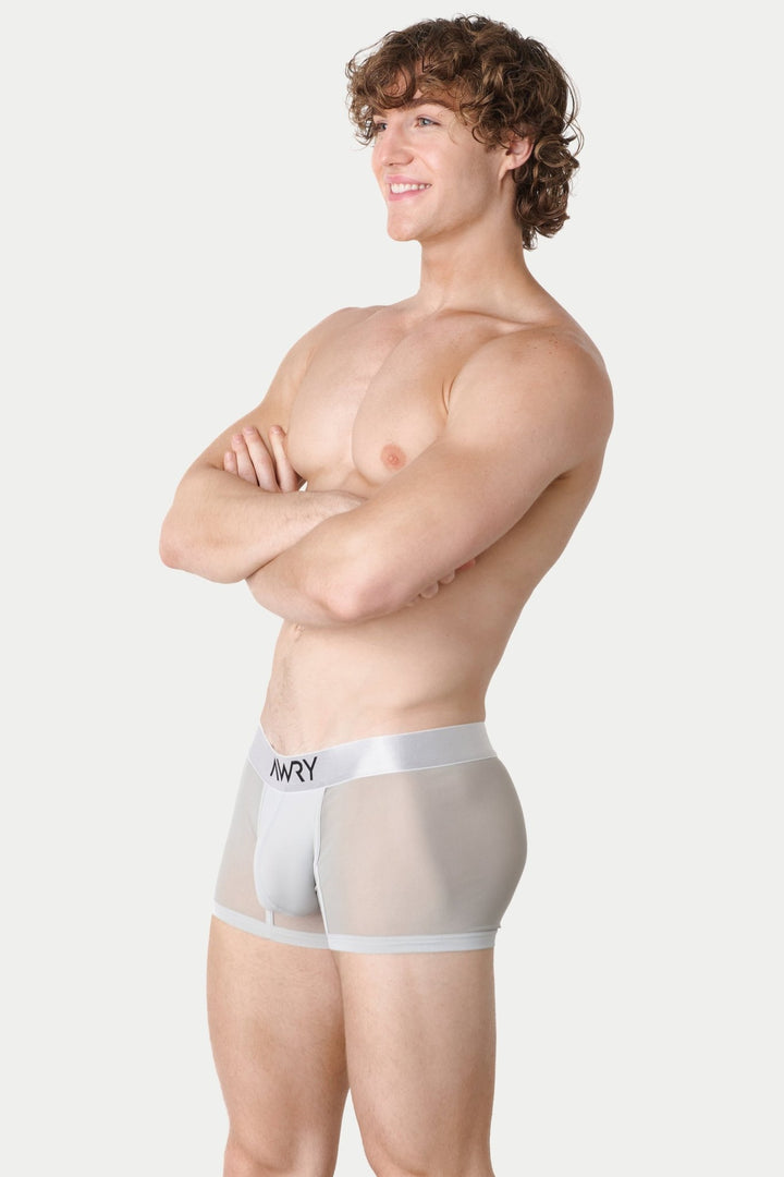 REVEAL Thong Trunks V2 - Silver - AWRY