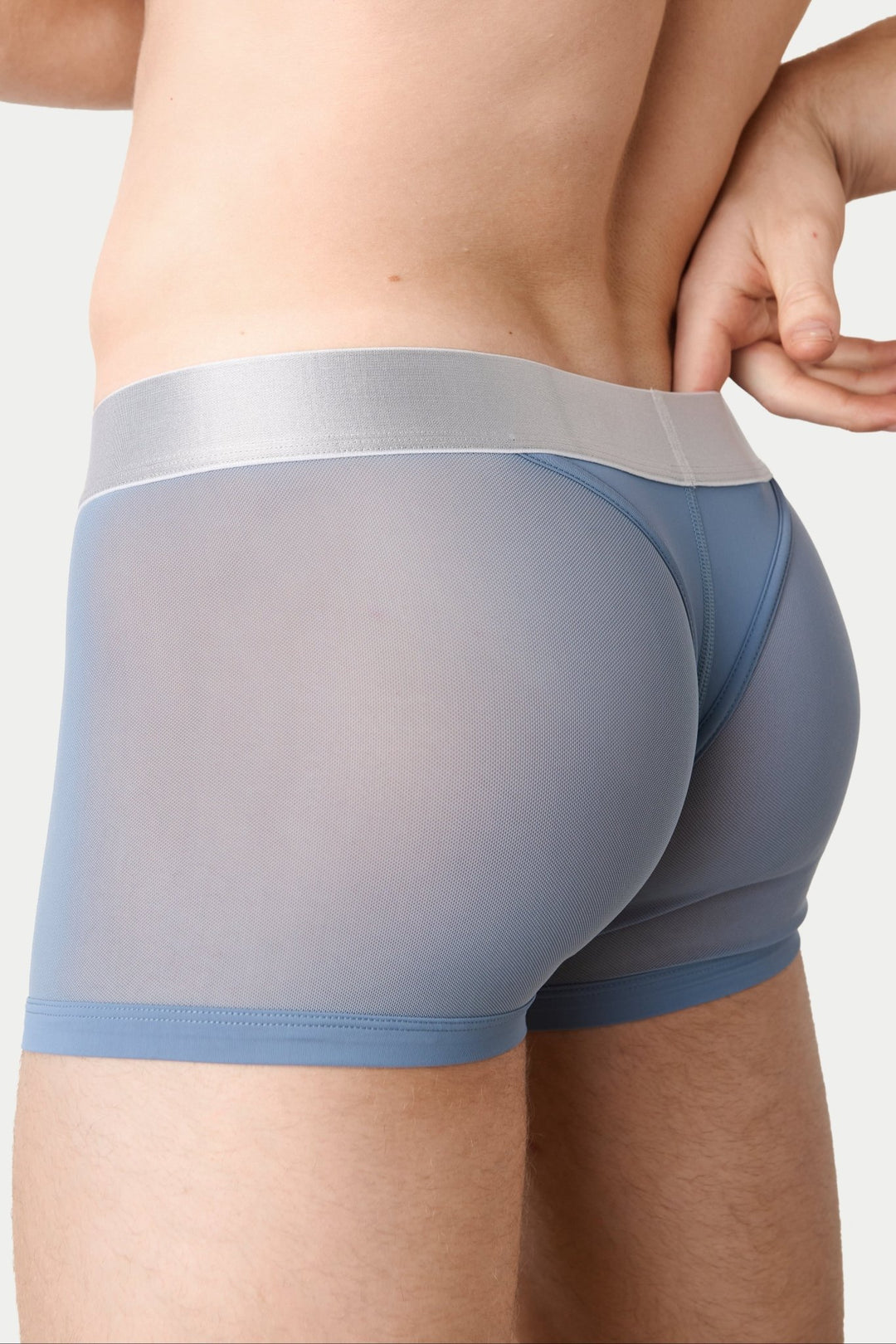 REVEAL Thong Trunks V2 - Steel Blue - AWRY
