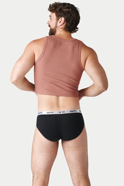 Ribbed Crop Tank - Redwood - AWRY
