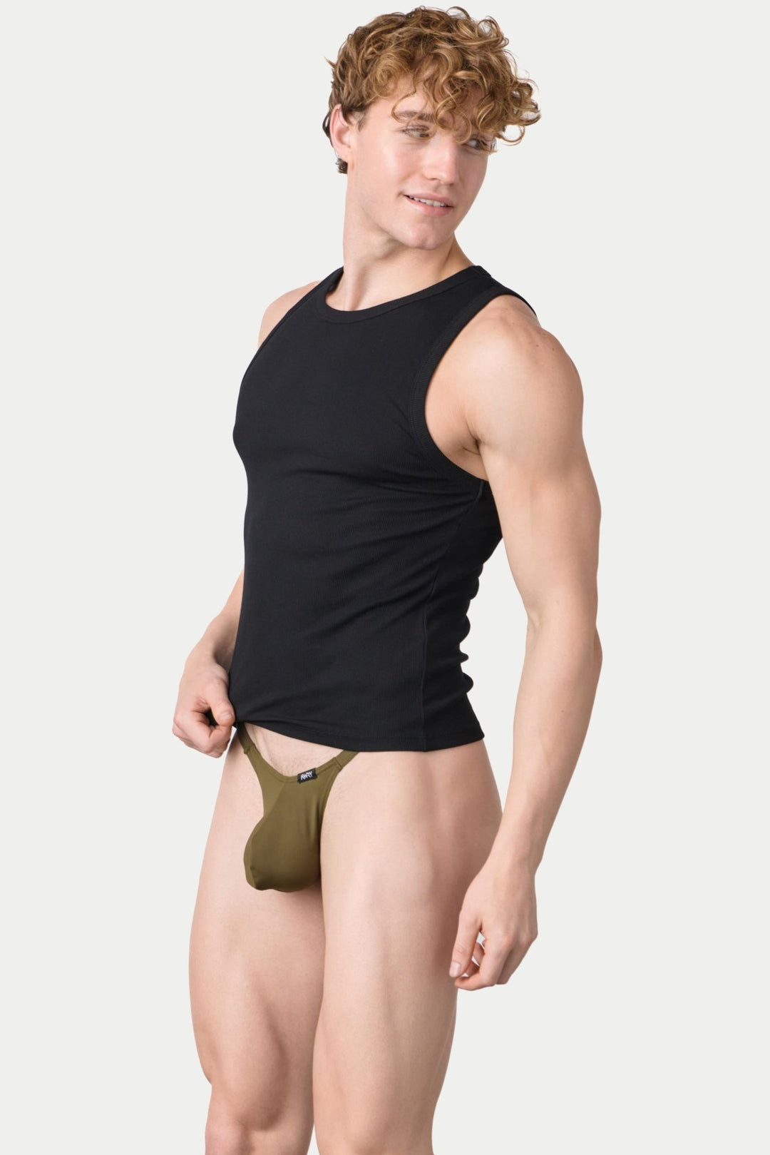 RIBBED Tank - Black - AWRY