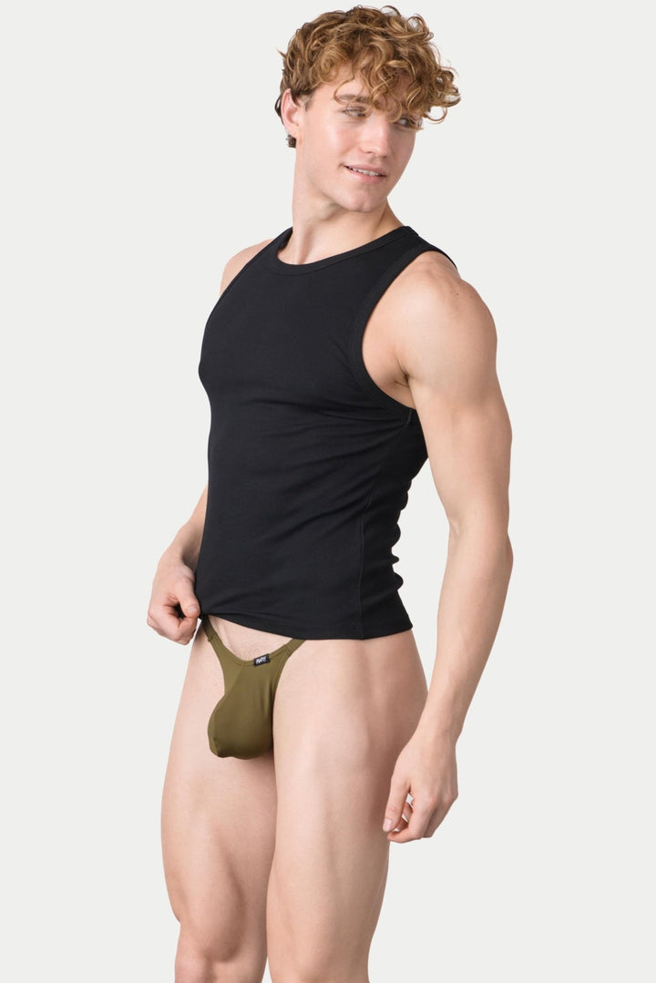 RIBBED Tank - Black - AWRY