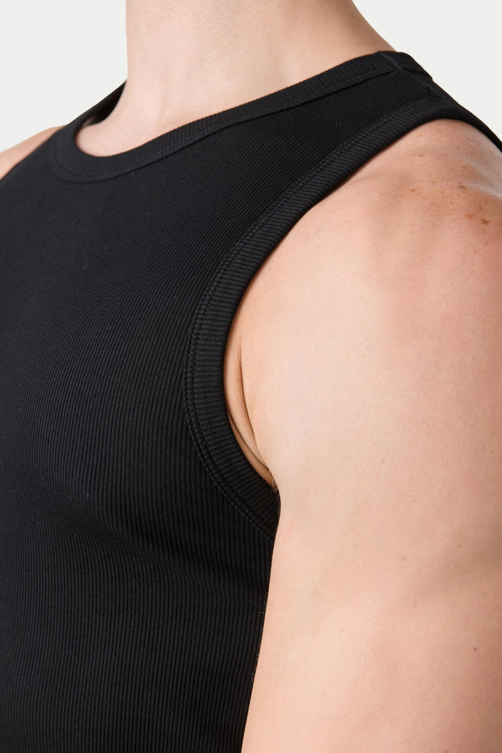 RIBBED Tank - Black - AWRY