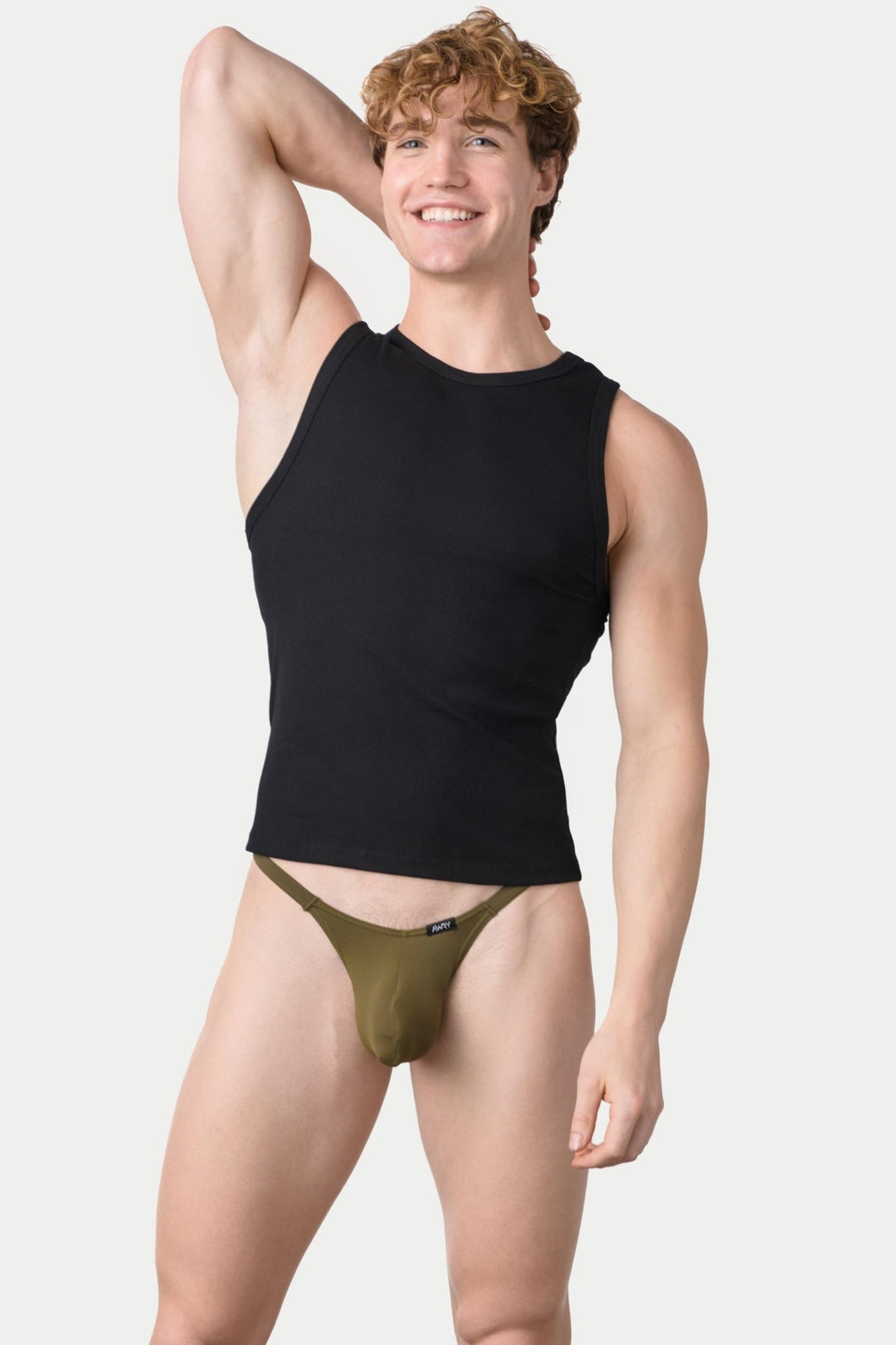 RIBBED Tank - Black - AWRY