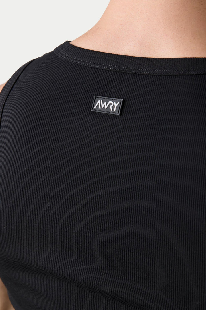 RIBBED Tank - Black - AWRY