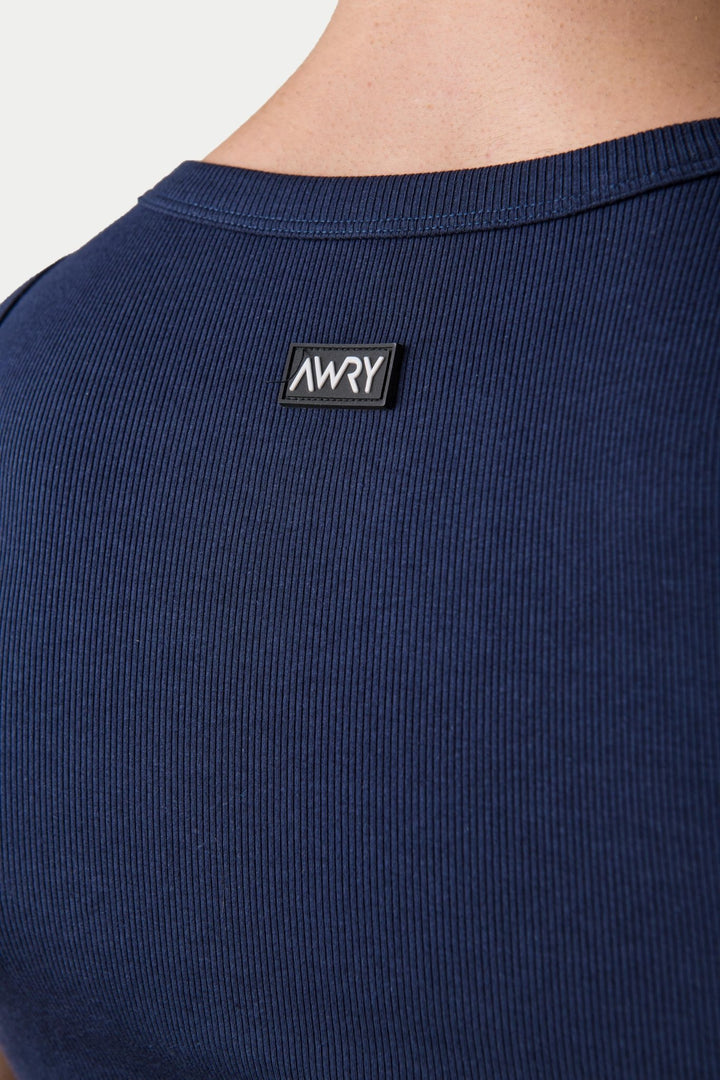 RIBBED Tank - Navy - AWRY