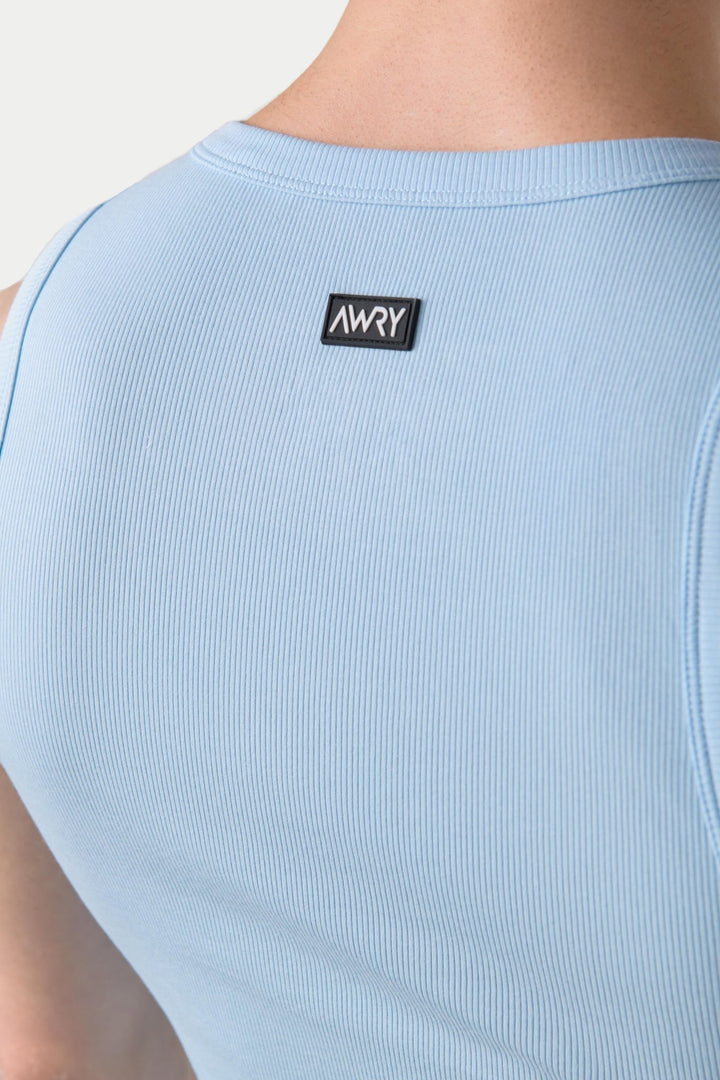 RIBBED Tank - Sky Blue - AWRY