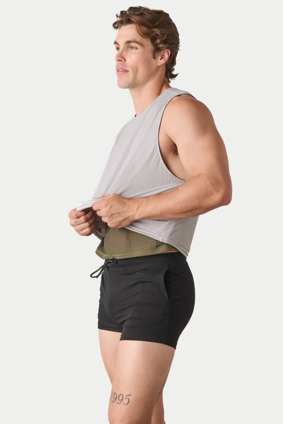 ROOKIE Reversible Tank - Army Green &amp; Gray - AWRY