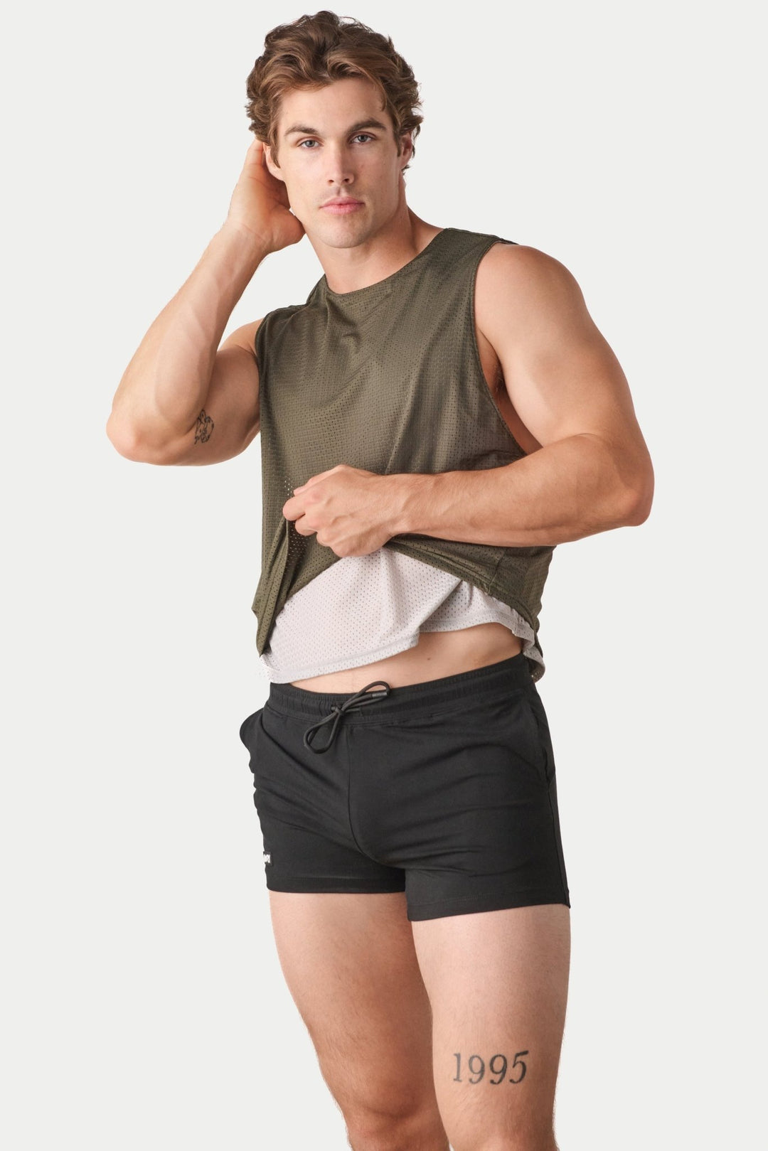 ROOKIE Reversible Tank - Army Green & Gray - AWRY
