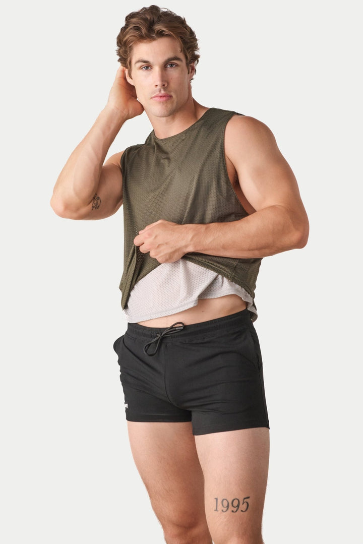 ROOKIE Reversible Tank - Army Green &amp; Gray - AWRY