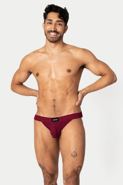 SHOWCASE Jockstrap - Berry Red - AWRY