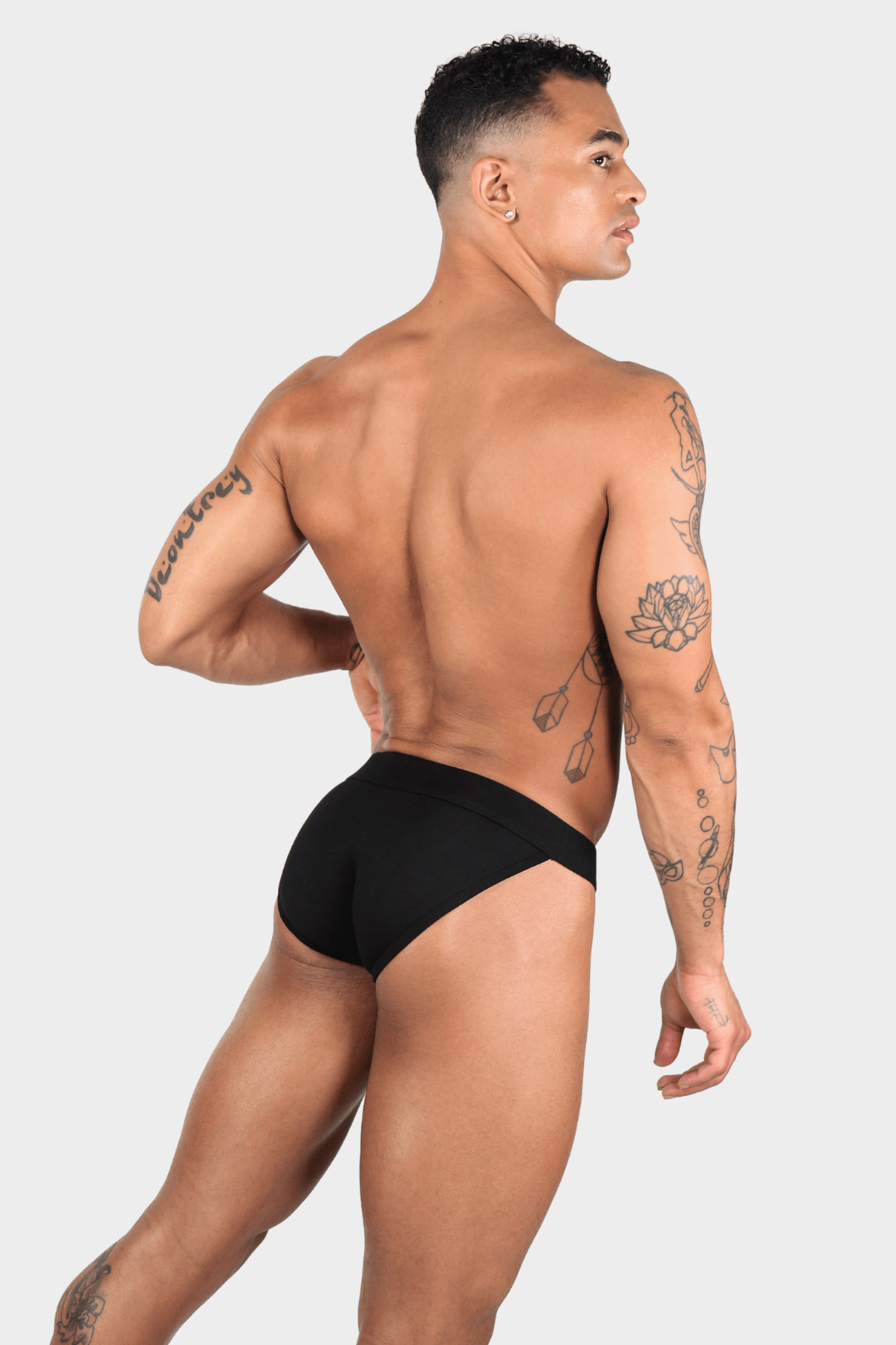 SHOWCASE Tanga Briefs - Black - AWRY