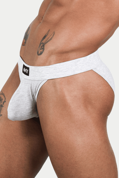 SHOWCASE Tanga Briefs - Heather Gray - AWRY
