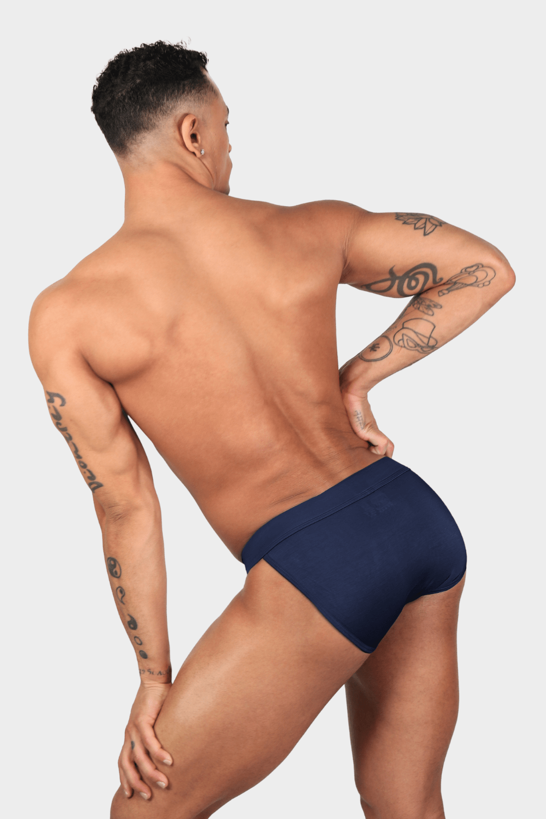 SHOWCASE Tanga Briefs - Navy - AWRY