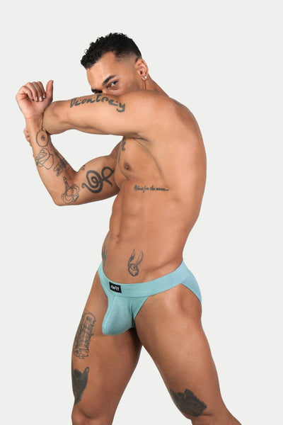SHOWCASE Tanga Briefs - Sage - AWRY