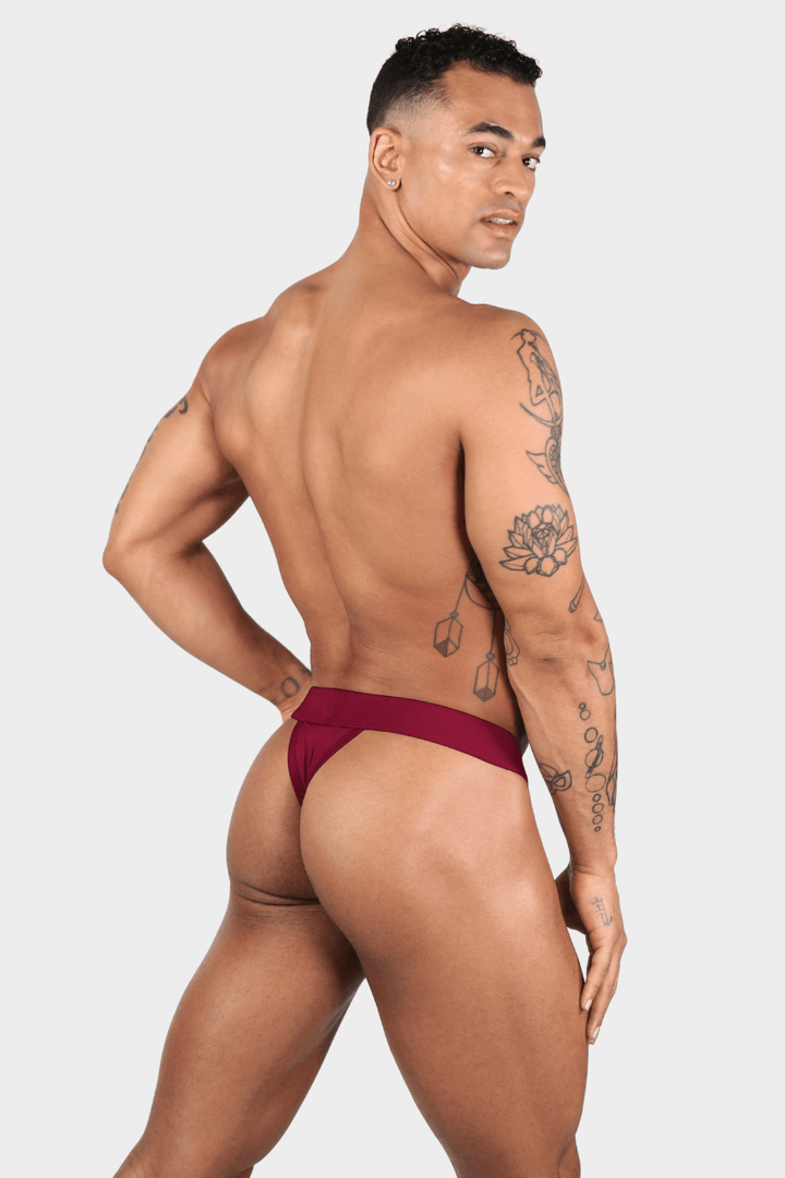 SHOWCASE Thong - Berry Red - AWRY