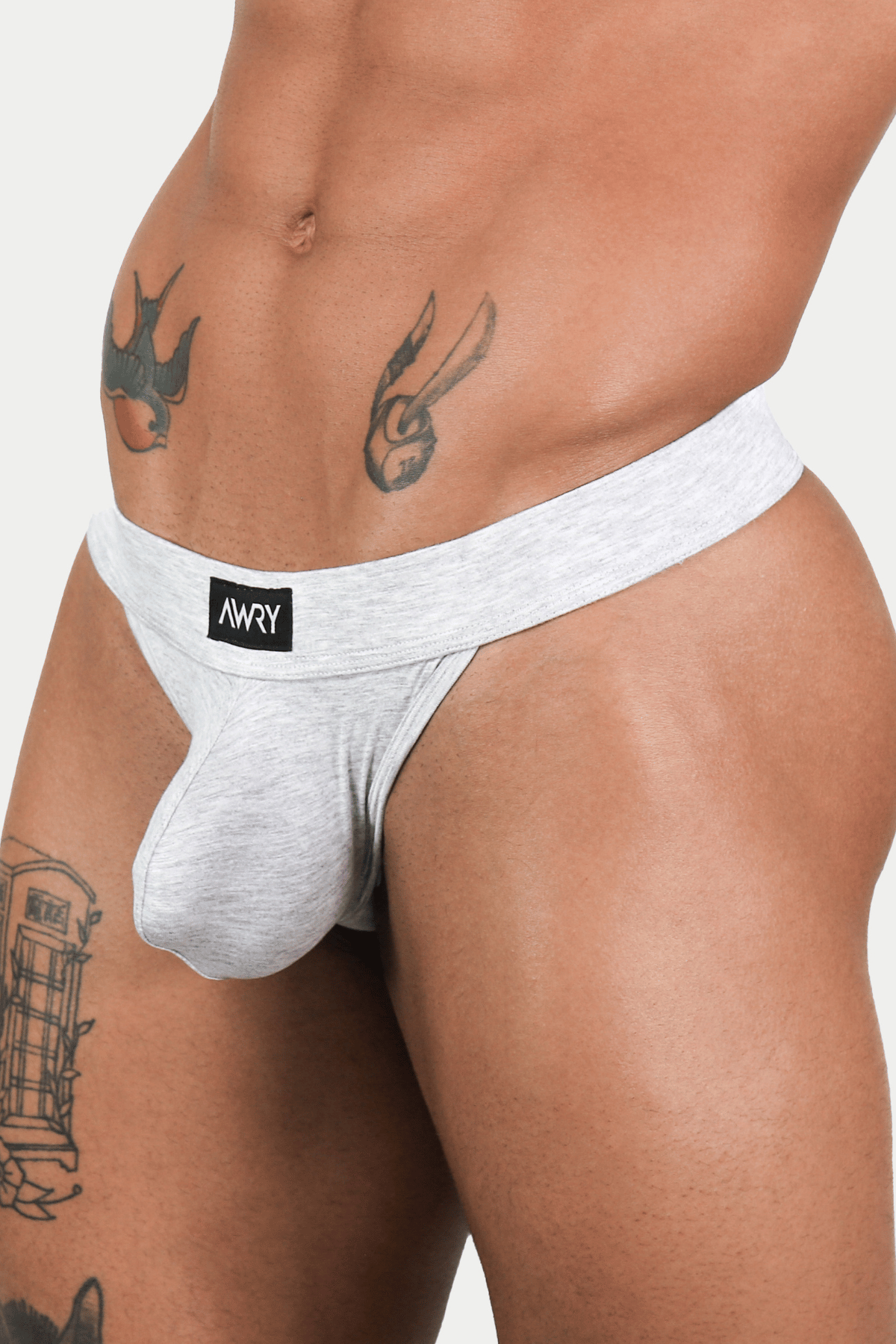 SHOWCASE Thong - Heather Gray - AWRY