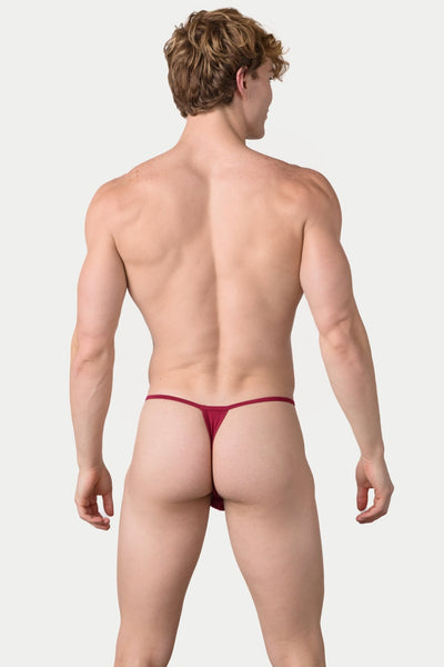 SIGNATURE String Thong - Berry Red - AWRY