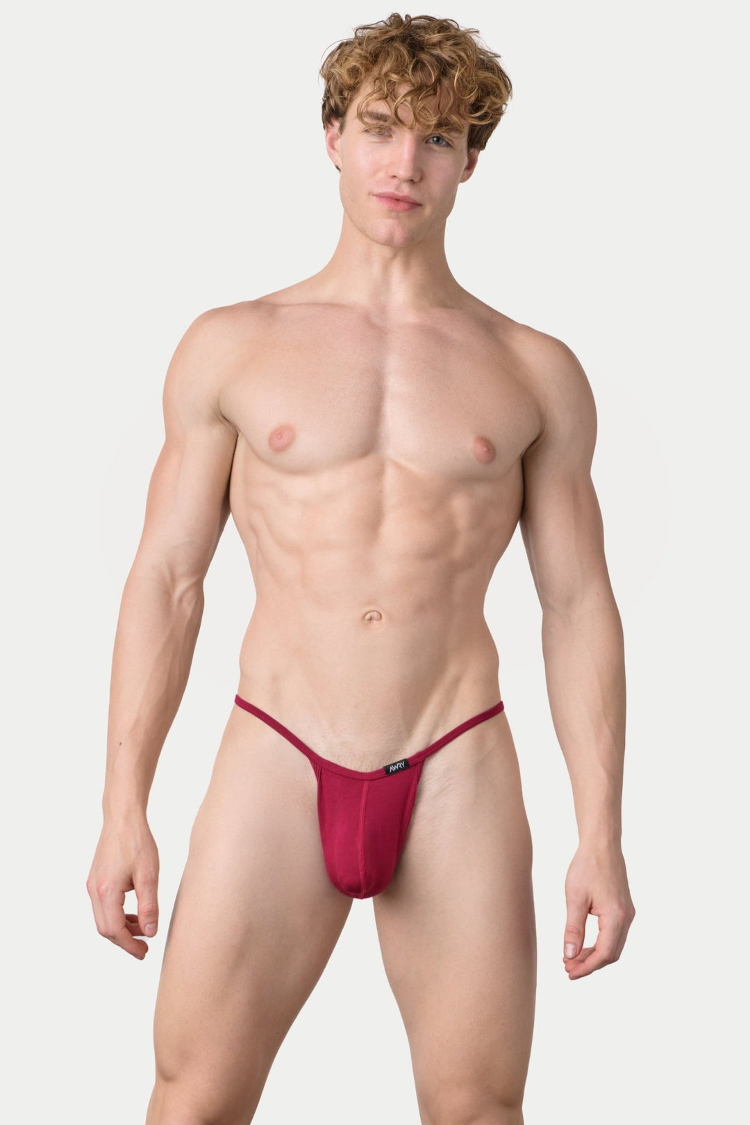 SIGNATURE String Thong - Berry Red - AWRY