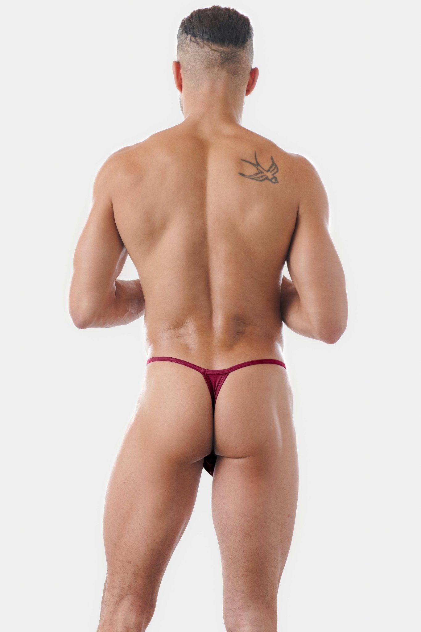 SIGNATURE String Thong - Berry Red - AWRY