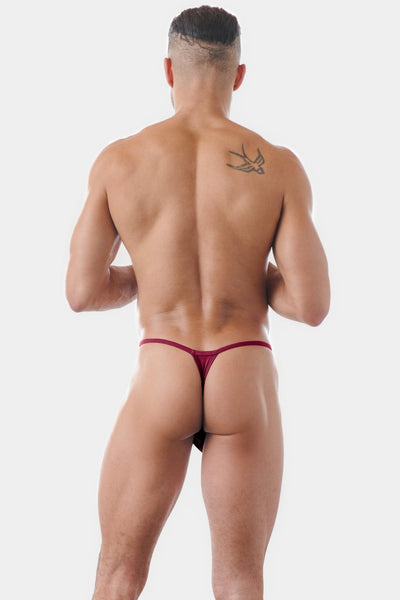 SIGNATURE String Thong - Berry Red - AWRY