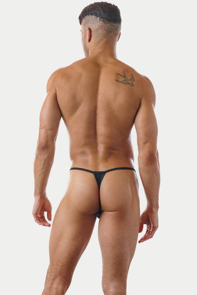 SIGNATURE String Thong - Black - AWRY