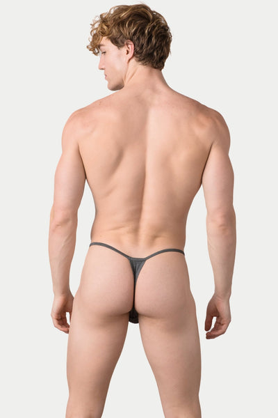 SIGNATURE String Thong - Heather Gray - AWRY