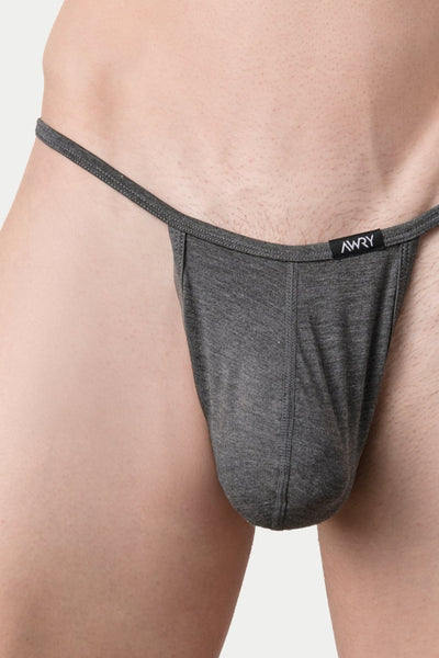SIGNATURE String Thong - Heather Gray - AWRY