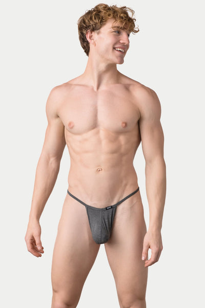 SIGNATURE String Thong - Heather Gray - AWRY