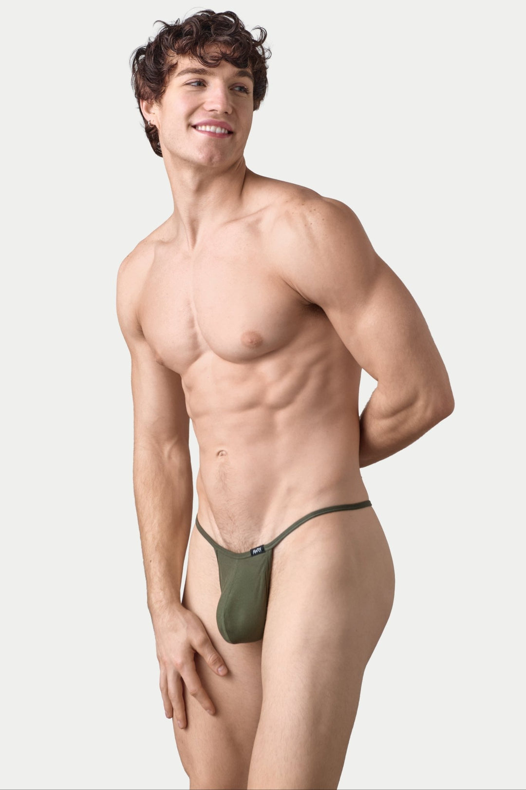 SIGNATURE String Thong V2 - Army Green - AWRY