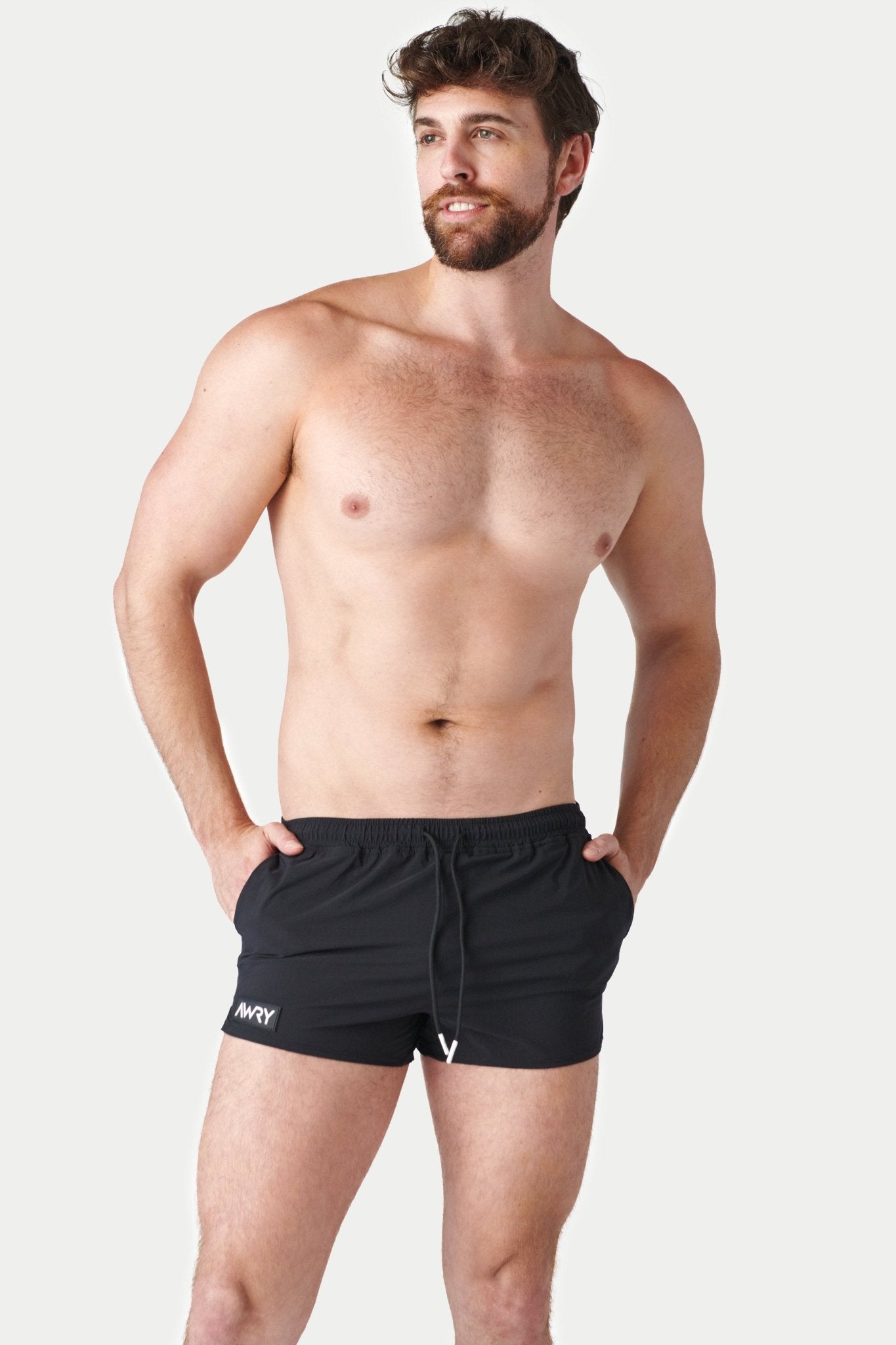 SPLASH Swim Shorts - Black - AWRY