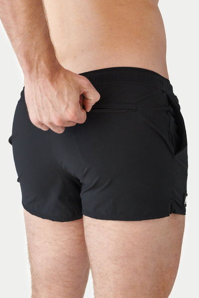 SPLASH Swim Shorts - Black - AWRY