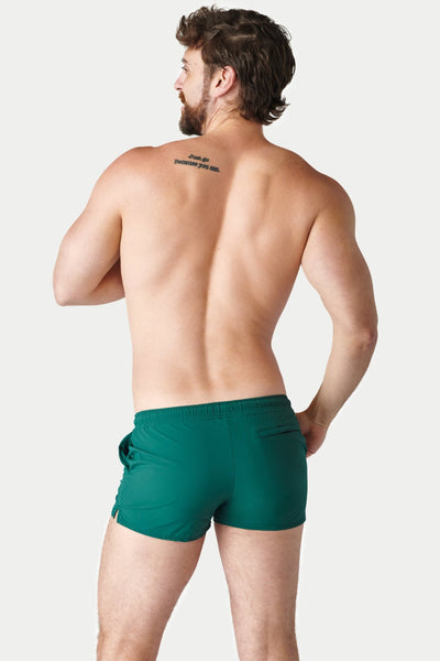 SPLASH Swim Shorts - Pine Green - AWRY
