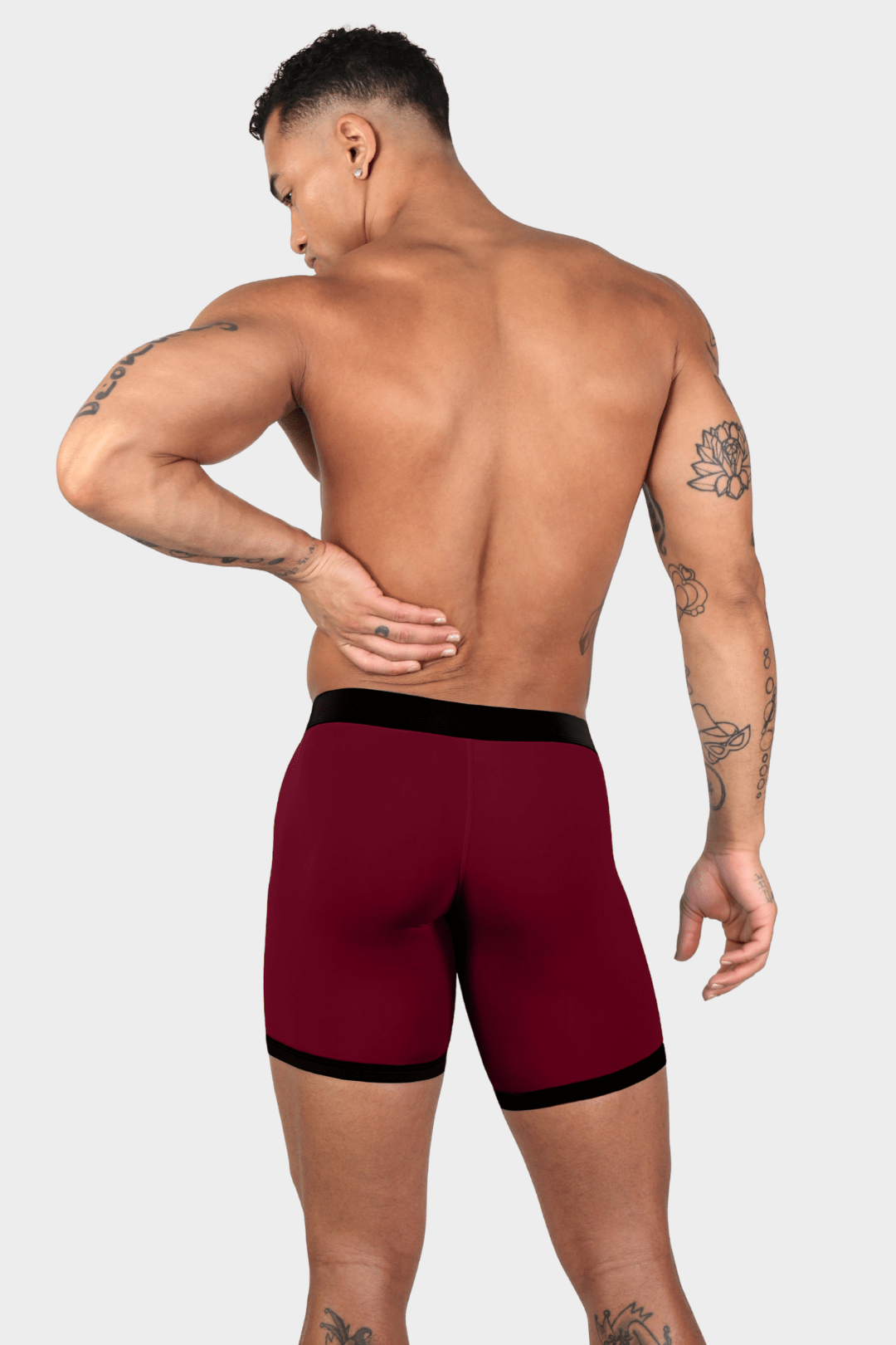 STANDOUT Boxer Briefs V2 - Maroon - AWRY
