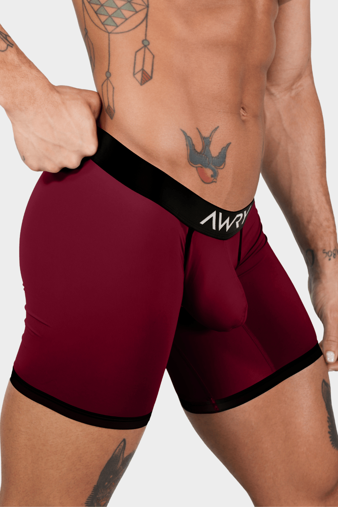 STANDOUT Boxer Briefs V2 - Maroon - AWRY