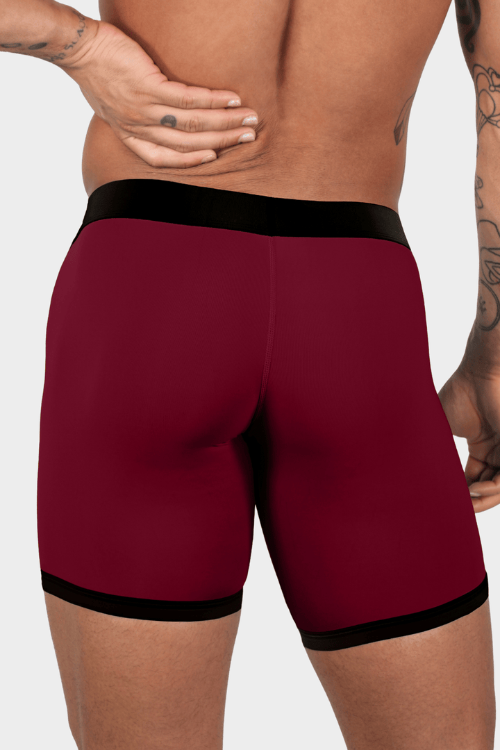 STANDOUT Boxer Briefs V2 - Maroon - AWRY