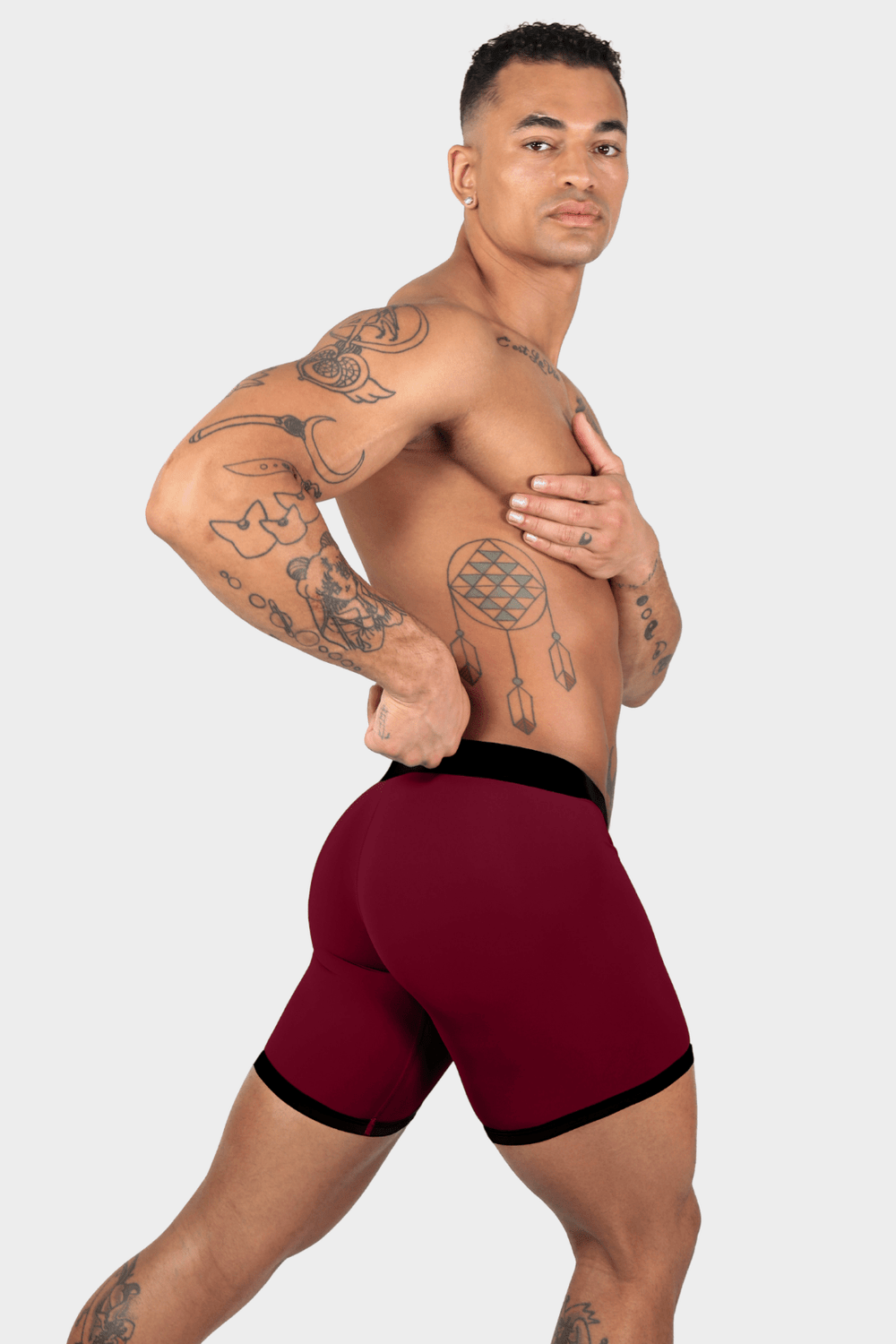 STANDOUT Boxer Briefs V2 - Maroon - AWRY