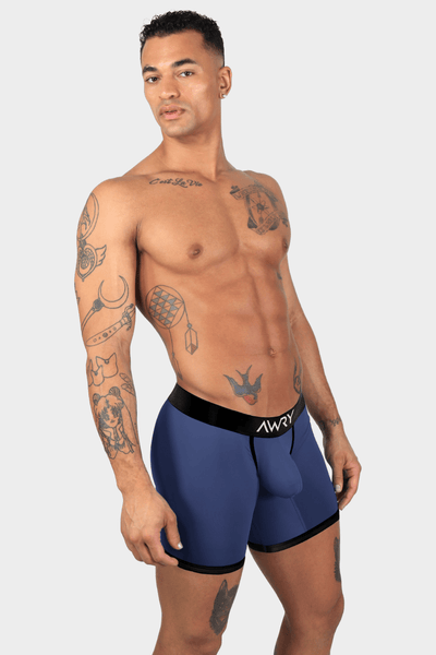 STANDOUT Boxer Briefs V2 - Navy - AWRY