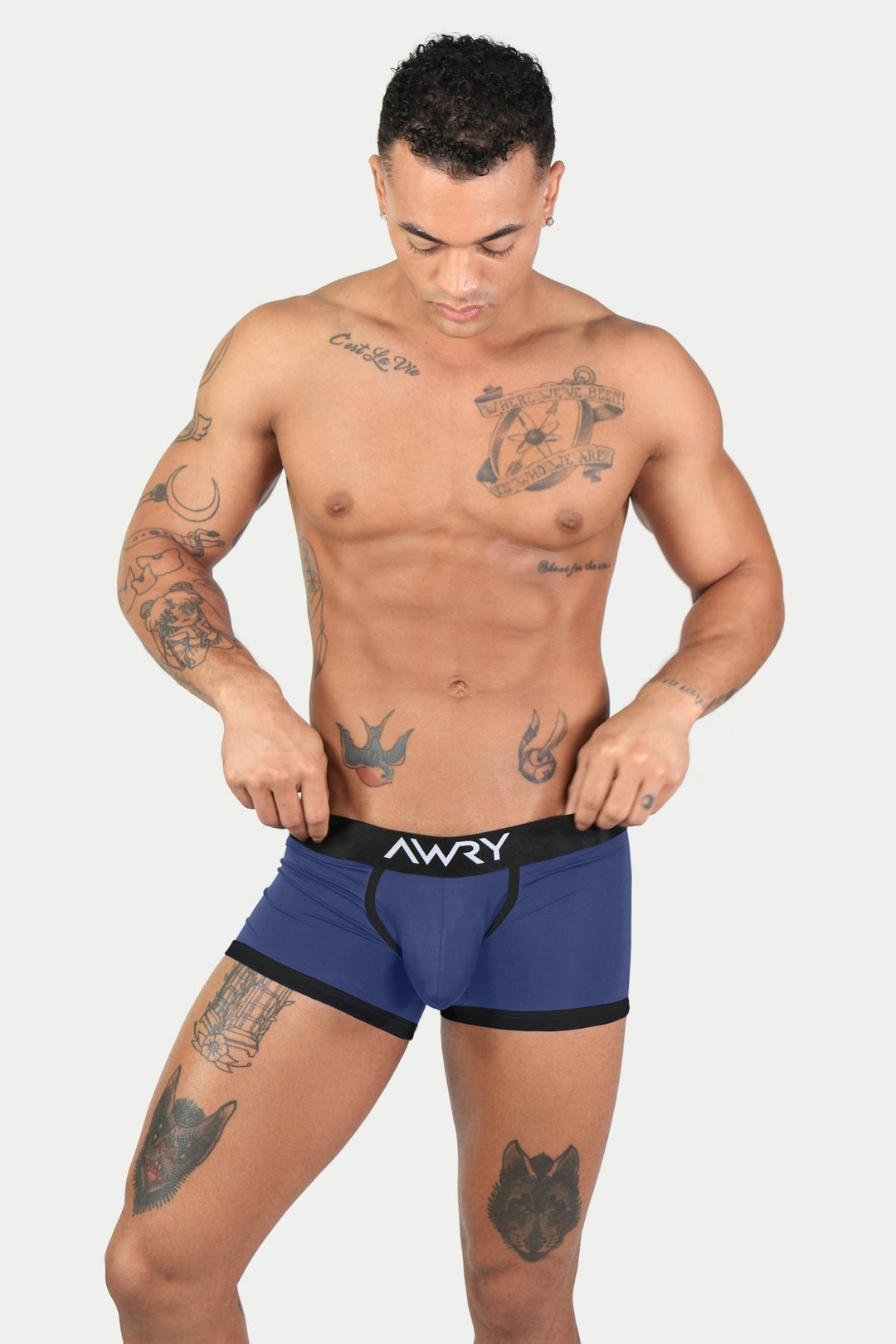 STANDOUT Trunks - Navy - AWRY